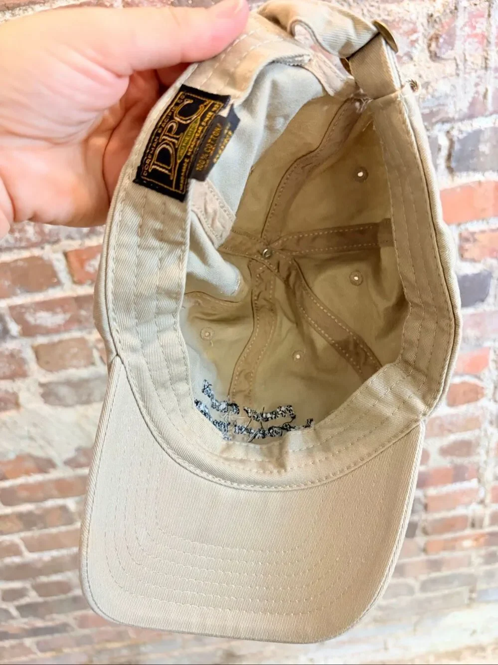 “Never Stand Between Me And My Coffee” Tan Soft Ball Cap Adjustible